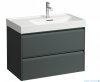 Laufen MEDA szafka pod umywalkę 78x44cm Traffic Grey H4215920112661